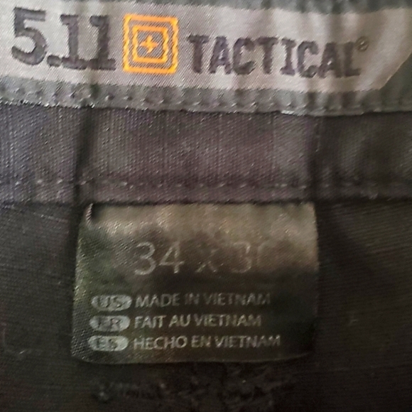 5.11 Tactical black Taclite pro lightweight performance cargo pants - Picture 6 of 6